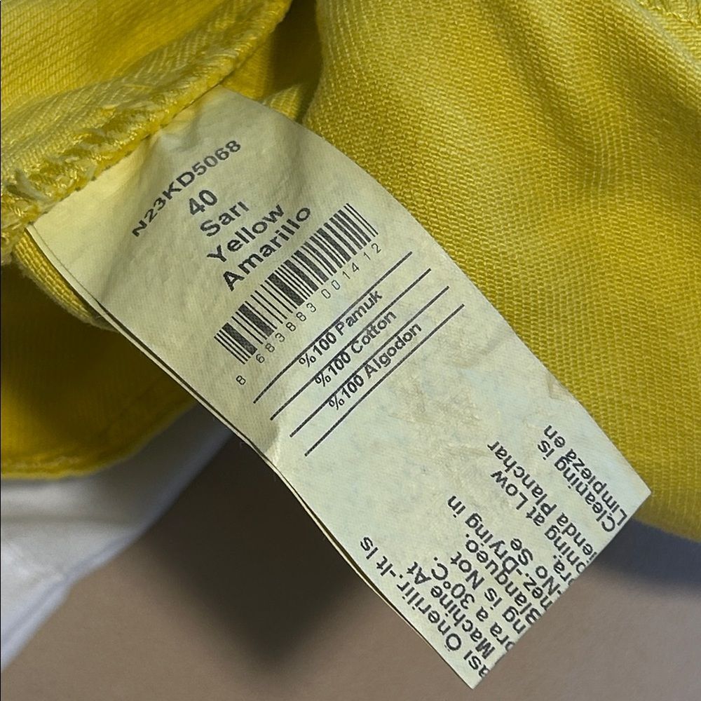 Nocturne Mustard Yellow Oversized Studded Utility Jacket Size Large NWT - Picture 5 of 8